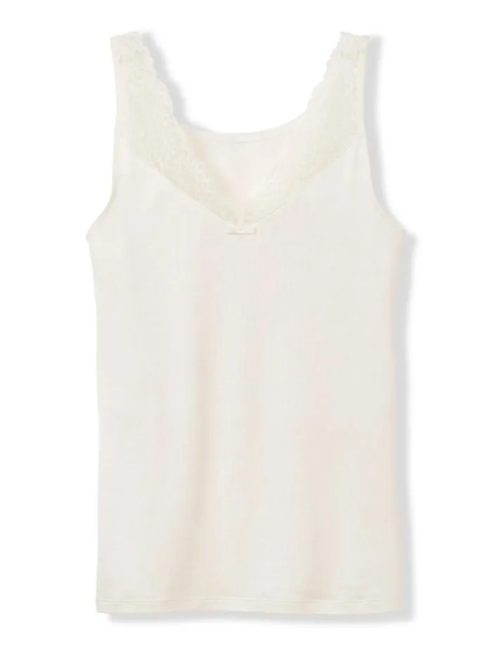 CALIDA Tops Tank Top Alabaster Crme 8211 Women