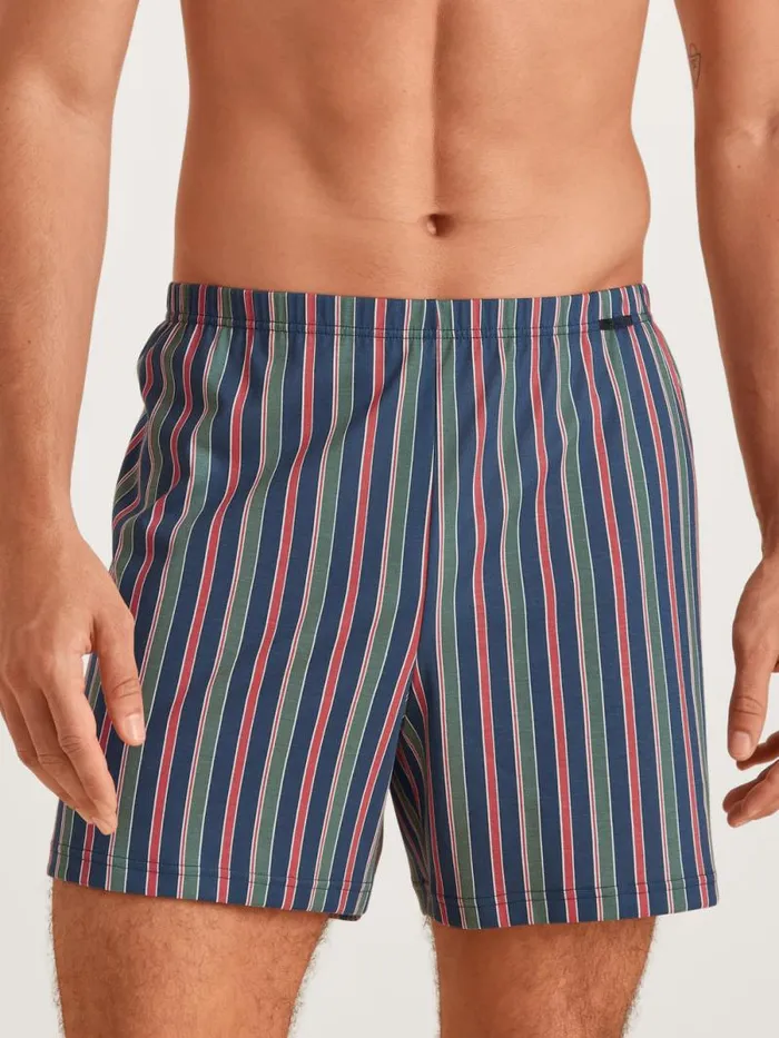 CALIDA Underpants Boxer Shorts Saragossa Blue Print 8211 Men