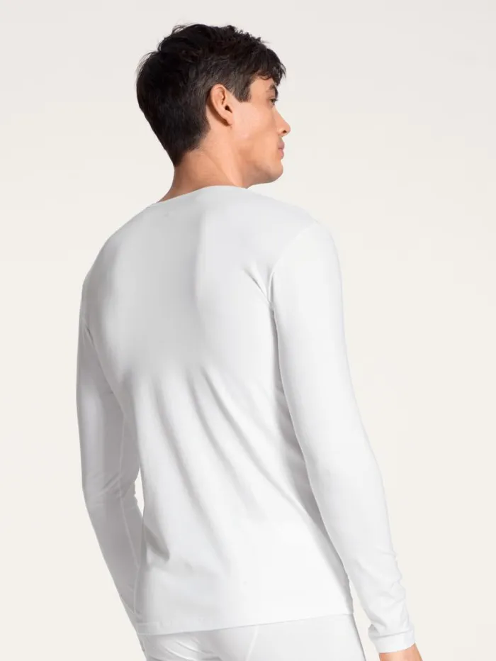 CALIDA Undershirts Shirt Long Sleeve Weiss 8211 Men