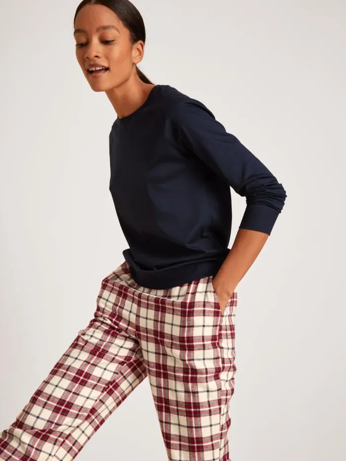 CALIDA Warming Nightwear Flannel Trousers Charm Cream 8211 Women