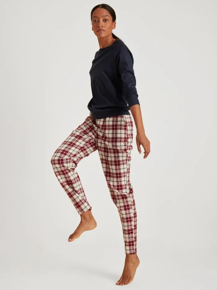 CALIDA Warming Nightwear Flannel Trousers Charm Cream 8211 Women