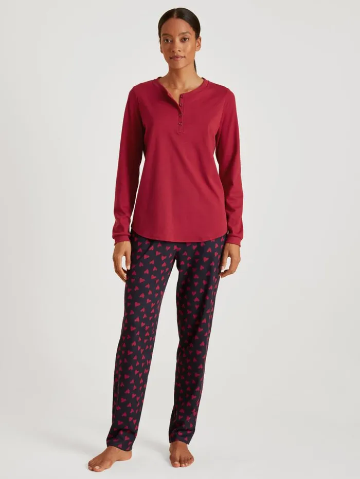 CALIDA Warming Nightwear Shirt Longsleeve Rio Red 8211 Women