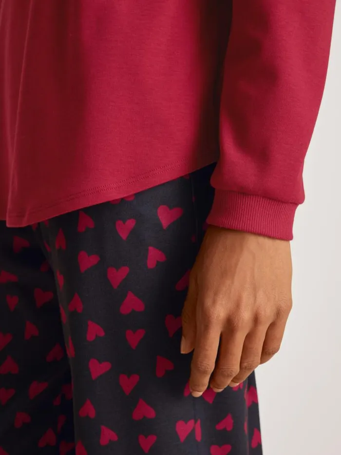 CALIDA Warming Nightwear Shirt Longsleeve Rio Red 8211 Women