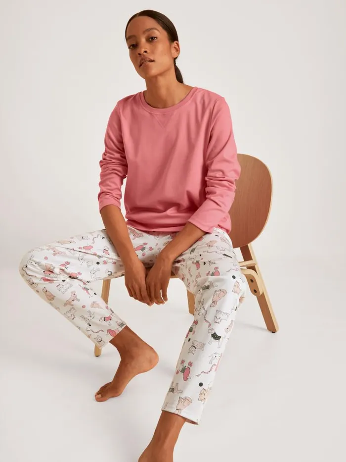 CALIDA Warming Nightwear Shirt Longsleeve Strawberry Ice 8211 Women CALIDA Warming Nightwear Shirt Longsleeve Strawberry Ice 8211 Women