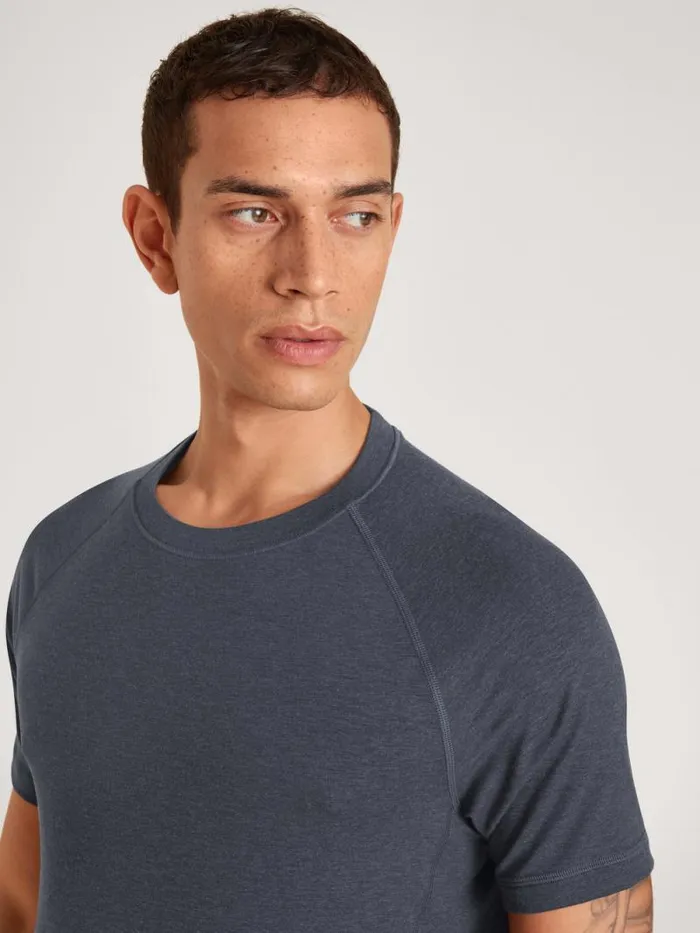 CALIDA Warming Nightwear Shirt Short Sleeve Anthrazit 8211 Men