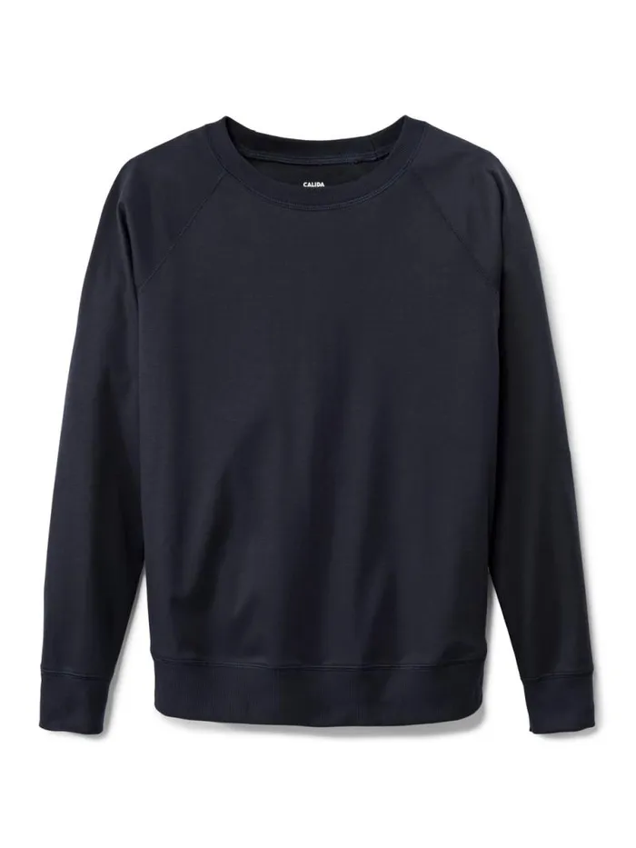 CALIDA Yoga Shirt Long Sleeve Dark Lapis Blue 8211 Women