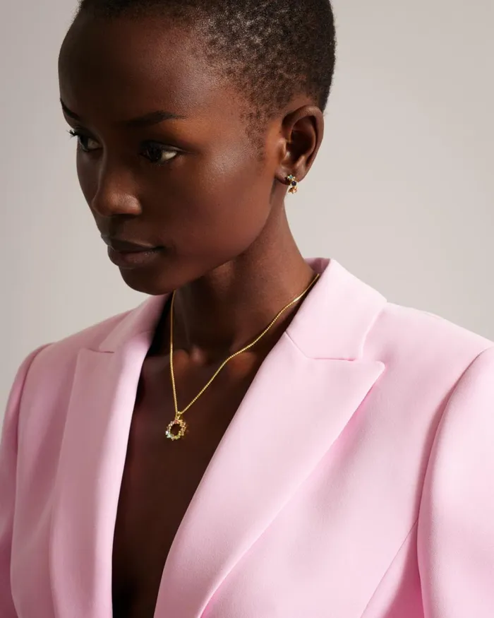 Calypso Crystal Hoop Pendant Necklace Multicolor Women Ted Baker Jewelry Calypso Crystal Hoop Pendant Necklace Multicolor Women Ted Baker Jewelry