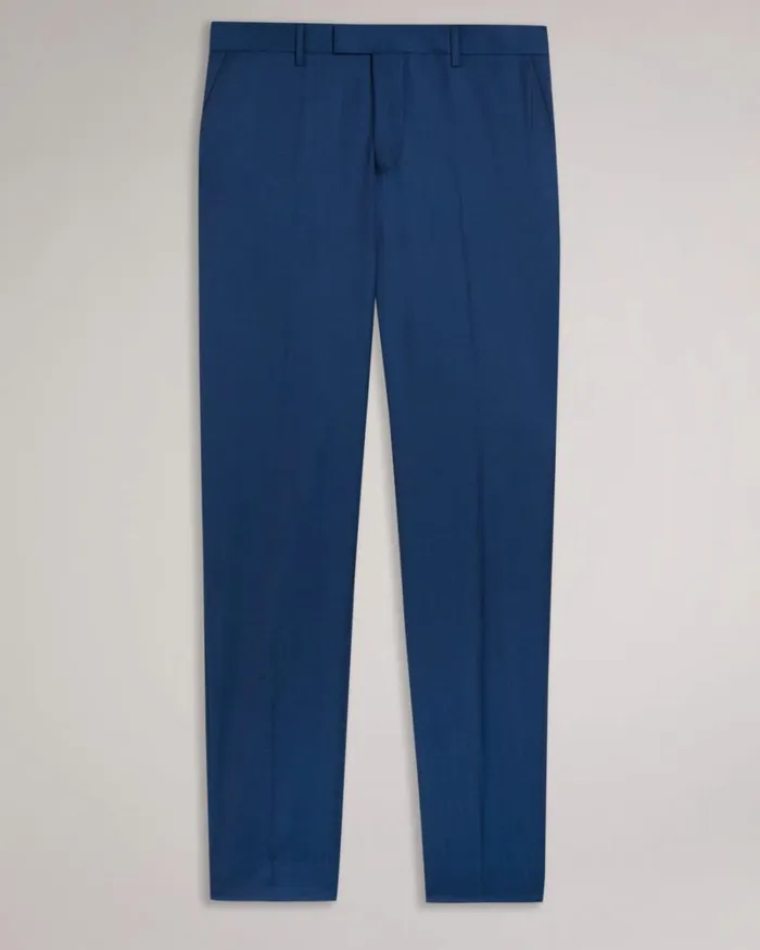 Camburn Fit Trousers Bright Blue Men Ted Baker Suits