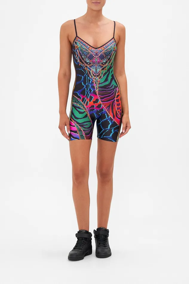 Camilla Activewear Short Catsuit Under The Neon Sun 8211 Womens