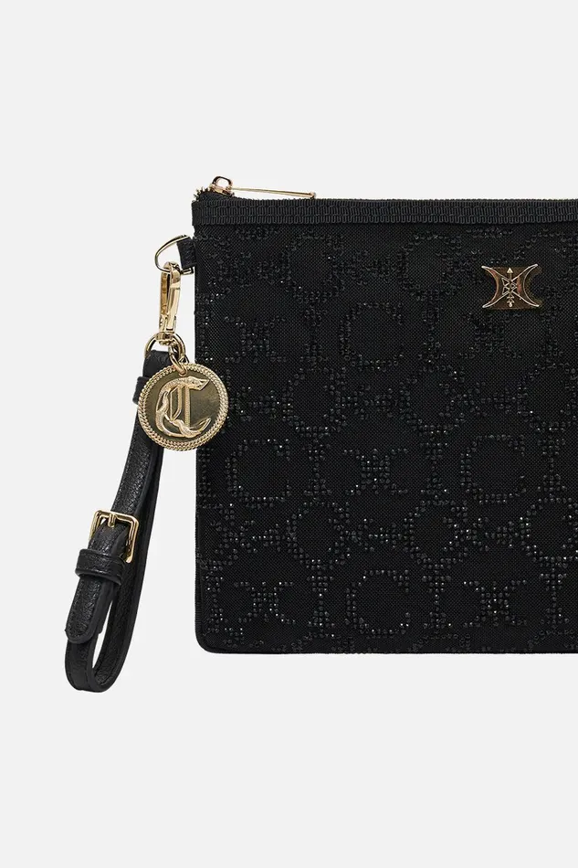 Camilla Bags Mesh Zip Top Clutch Leos Sky 8211 Accessories