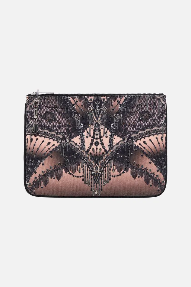 Camilla Bags Small Canvas Clutch Curtain Call Chaos 8211 Accessories