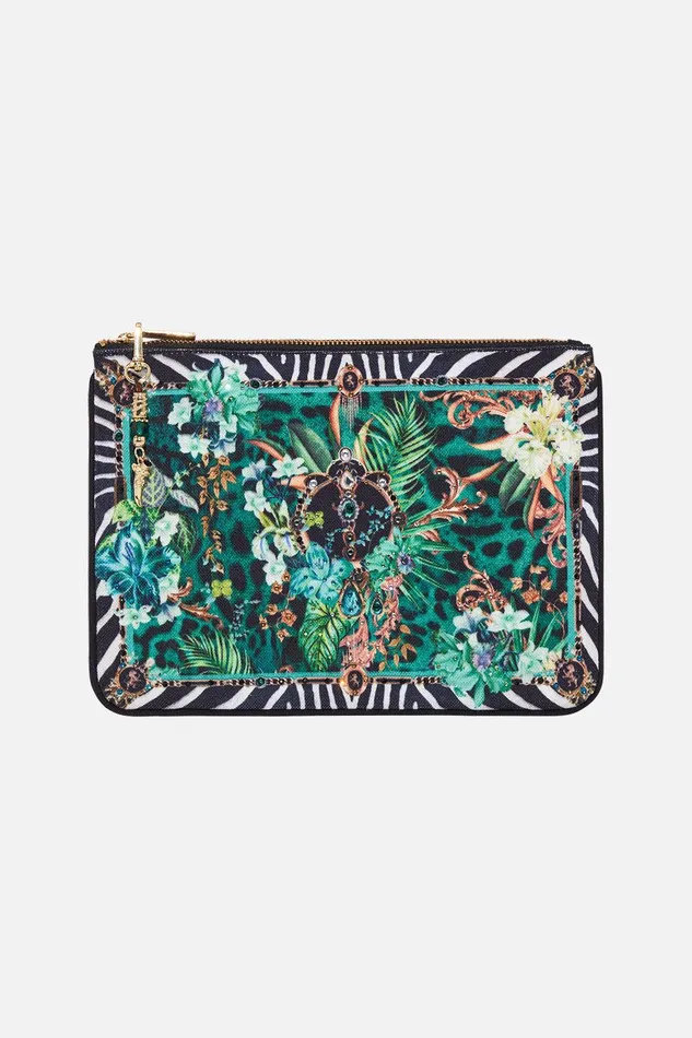 Camilla Bags Small Canvas Clutch Sing My Song 8211 Accessories