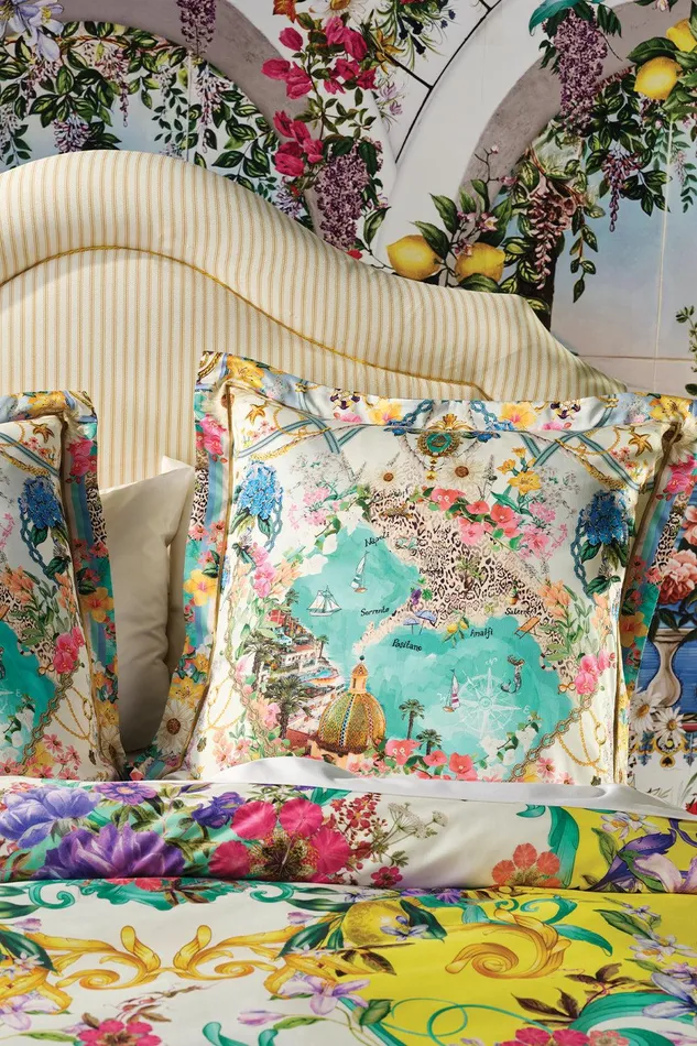 Camilla Bed Linen European Pillowcase Caterina Spritz 8211 Accessories