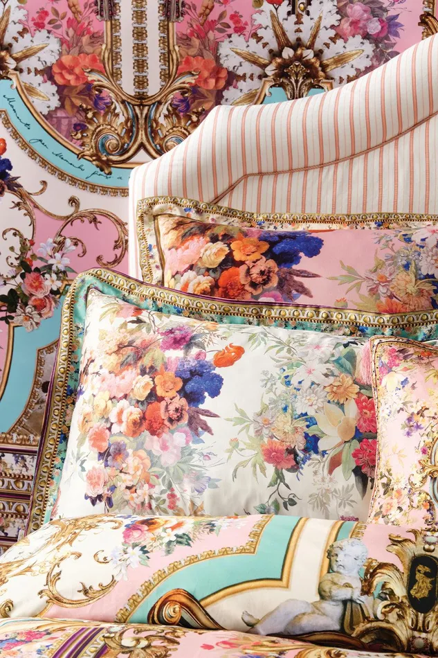 Camilla Bed Linen European Sham Letters From The Pink Room 8211 Accessories Camilla Bed Linen European Sham Letters From The Pink Room 8211 Accessories