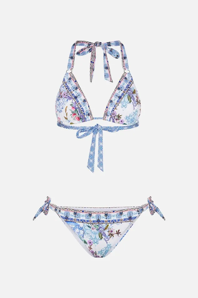 Camilla Bikinis Soft Tie Tri Bikini With Trims Paint Me Positano 8211 Womens Camilla Bikinis Soft Tie Tri Bikini With Trims Paint Me Positano 8211 Womens