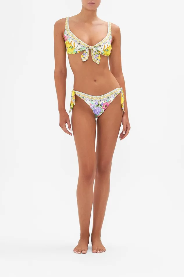 Camilla Bikinis Tie Front Bra Caterina Spritz 8211 Womens