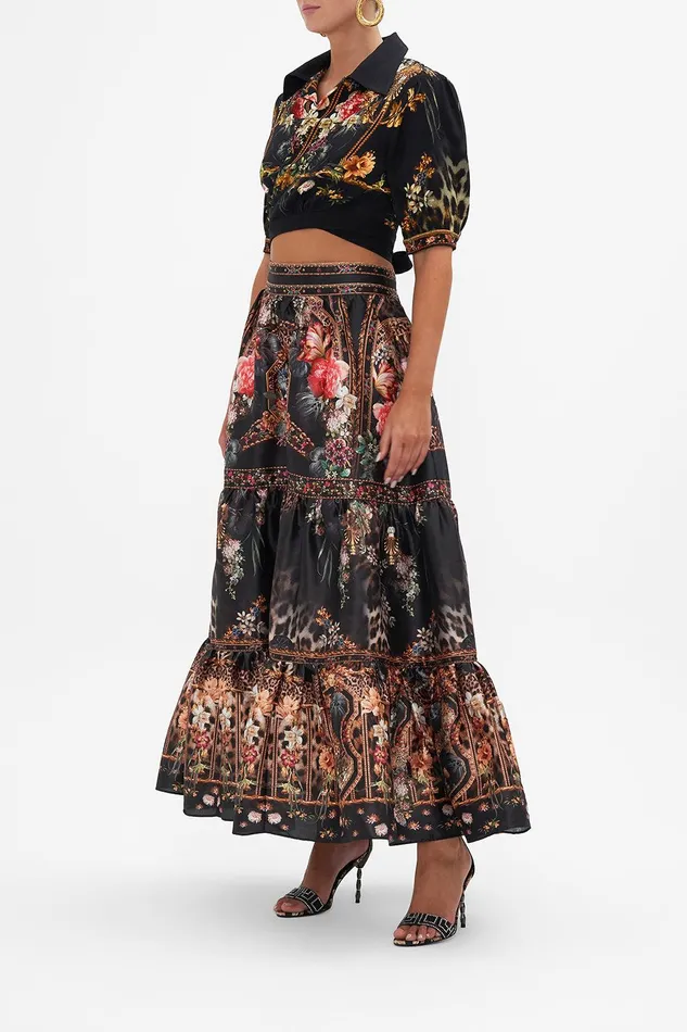 Camilla Blouses and Shirts Cropped Top With Tie Front A Night At The Opera 8211 Womens Camilla Blouses and Shirts Cropped Top With Tie Front A Night At The Opera 8211 Womens