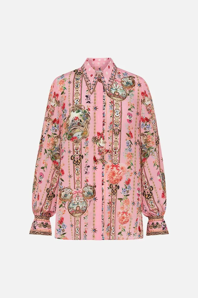 Camilla Blouses and Shirts Curved Collar Blouse Minnie Mouse Magic 8211 Womens
