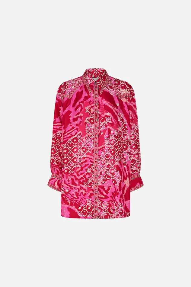 Camilla Blouses and Shirts Long Line Shirt With Yoke And Button Detail Song Of Sacrifice 8211 Womens Camilla Blouses and Shirts Long Line Shirt With Yoke And Button Detail Song Of Sacrifice 8211 Womens