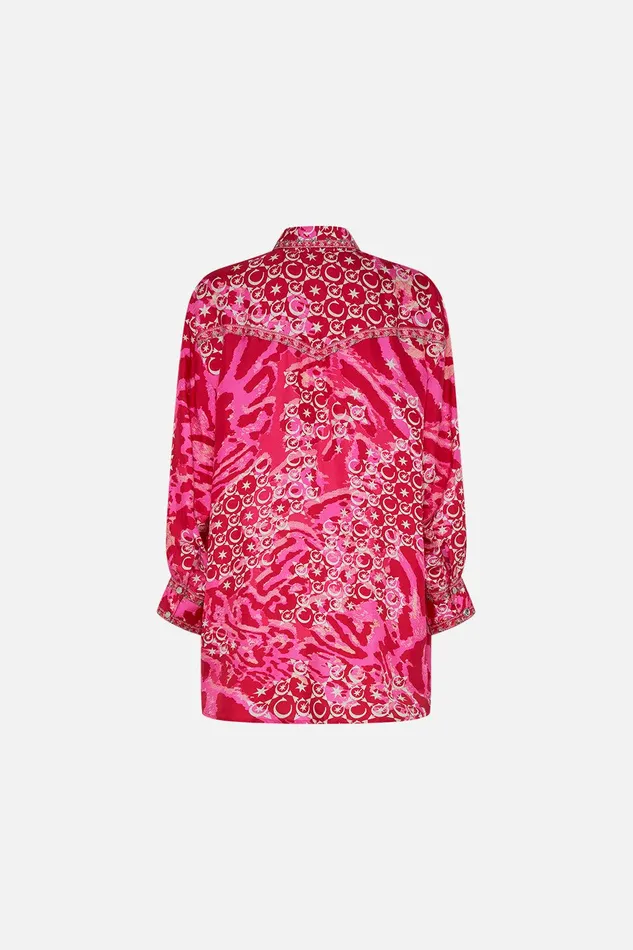 Camilla Blouses and Shirts Long Line Shirt With Yoke And Button Detail Song Of Sacrifice 8211 Womens Camilla Blouses and Shirts Long Line Shirt With Yoke And Button Detail Song Of Sacrifice 8211 Womens