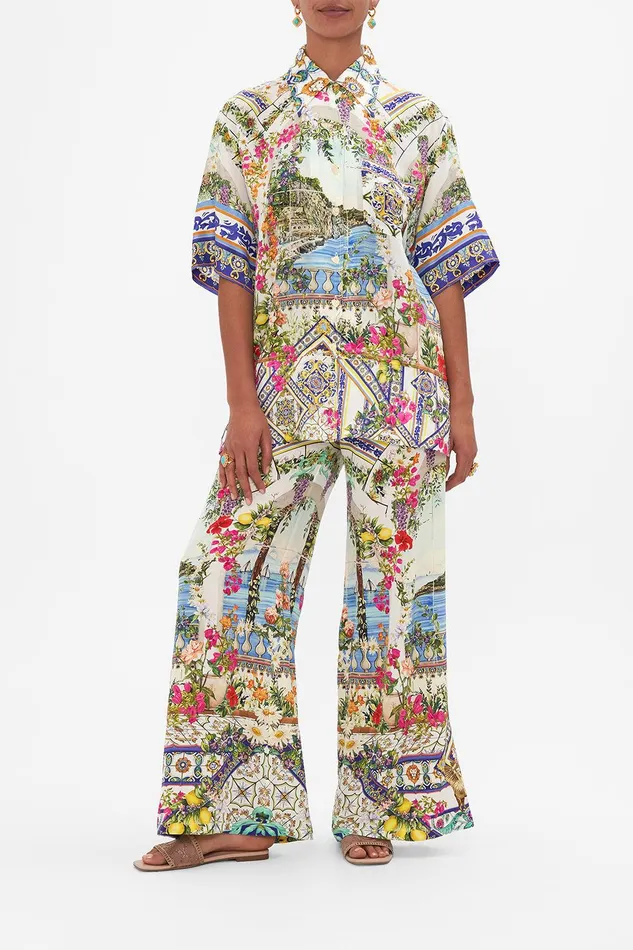 Camilla Blouses and Shirts Oversized Shirt With Pocket Amalfi Amore 8211 Womens