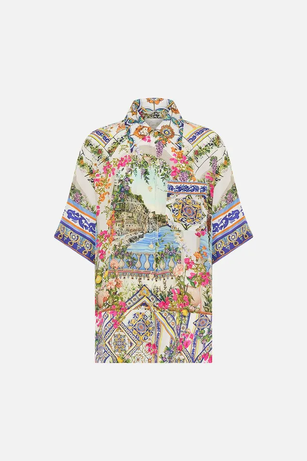 Camilla Blouses and Shirts Oversized Shirt With Pocket Amalfi Amore 8211 Womens Camilla Blouses and Shirts Oversized Shirt With Pocket Amalfi Amore 8211 Womens