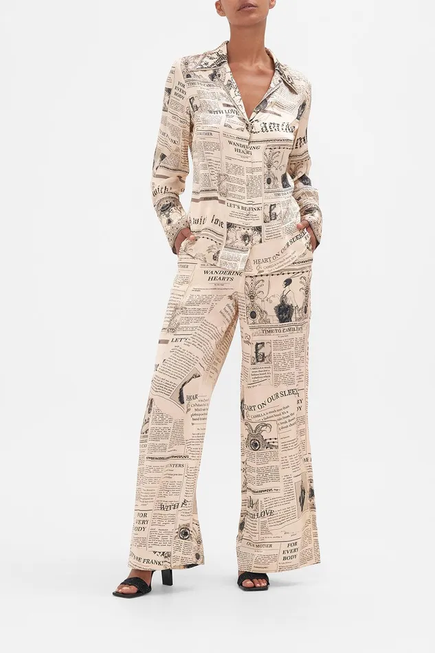 Camilla Blouses and Shirts Pyjama Shirt Fame Fever 8211 Womens