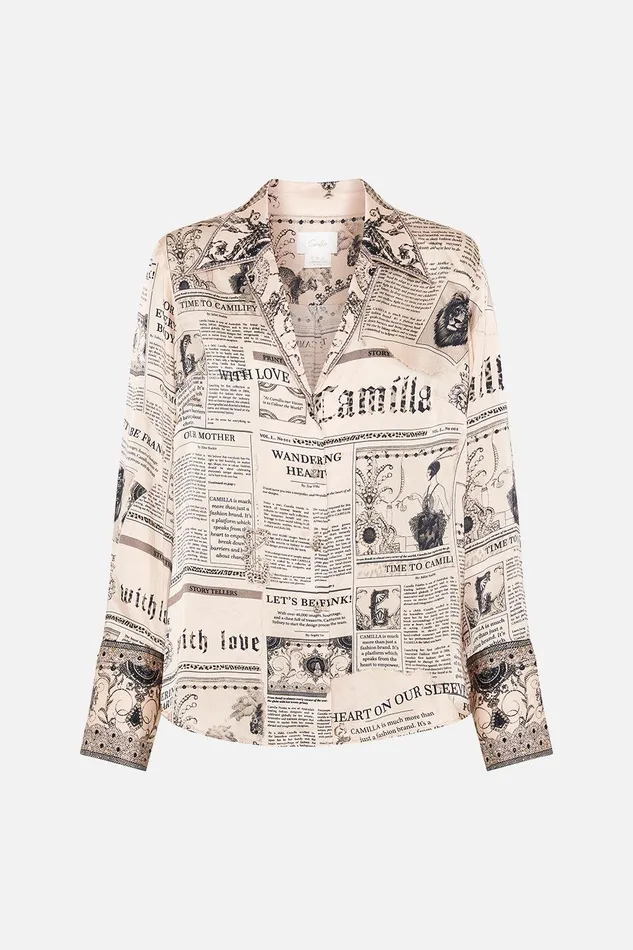 Camilla Blouses and Shirts Pyjama Shirt Fame Fever 8211 Womens Camilla Blouses and Shirts Pyjama Shirt Fame Fever 8211 Womens