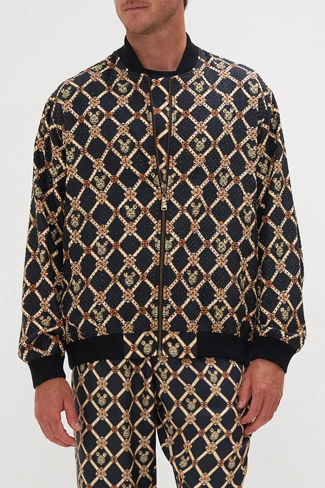 Camilla Bomber Jackets Zip Through Bomber Jacket Mickeys Kingdom 8211 WomensMens