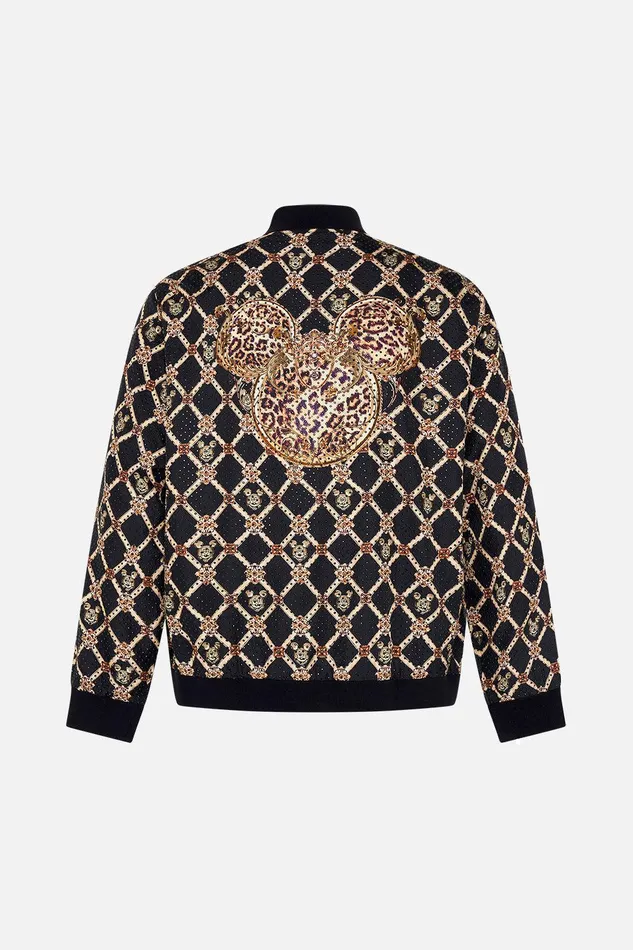 Camilla Bomber Jackets Zip Through Bomber Jacket Mickeys Kingdom 8211 WomensMens