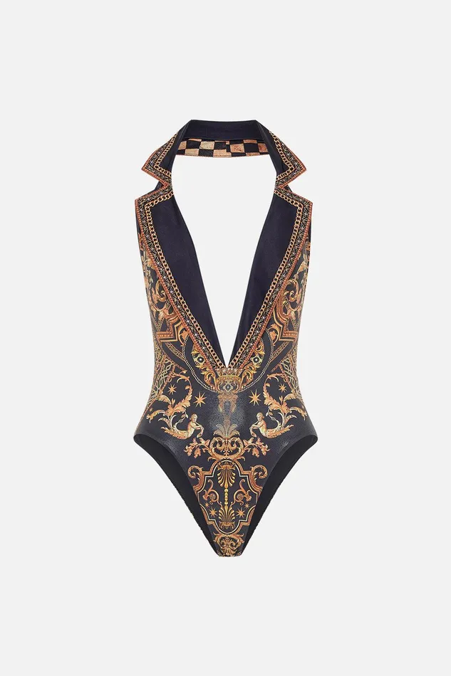 Camilla Bras and Underwear Plunge Front Bodysuit With Collar Duomo Dynasty 8211 Womens Camilla Bras and Underwear Plunge Front Bodysuit With Collar Duomo Dynasty 8211 Womens