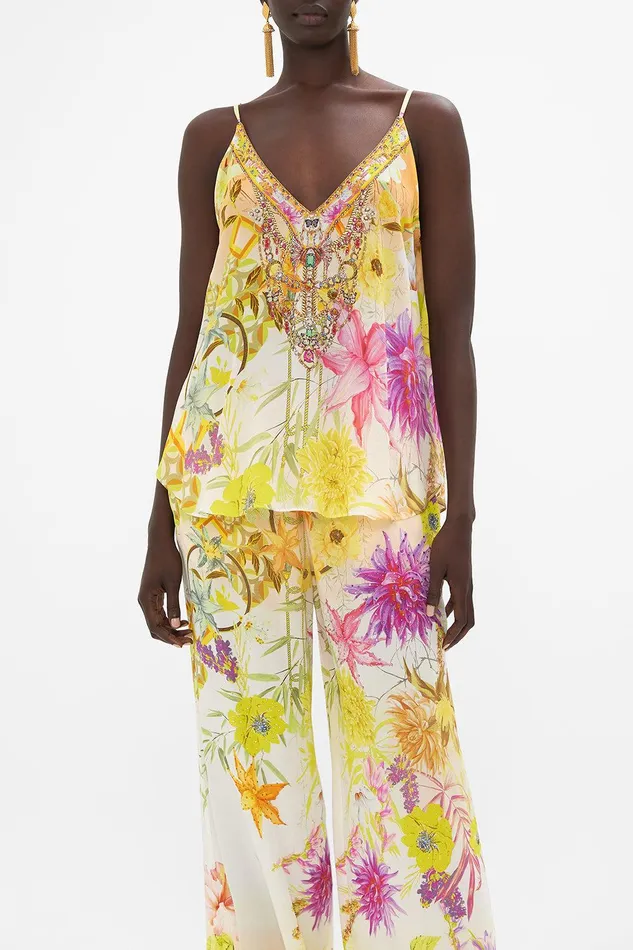 Camilla Cami Tops V Neck Cami How Does Your Garden Grow 8211 Womens