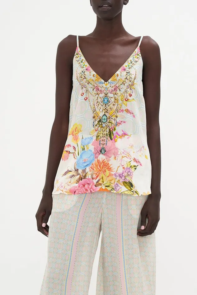 Camilla Cami Tops V Neck Cami Sunlight Symphony 8211 Womens