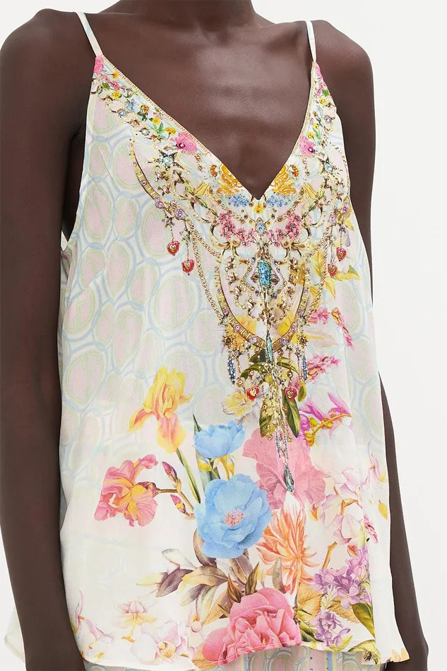 Camilla Cami Tops V Neck Cami Sunlight Symphony 8211 Womens