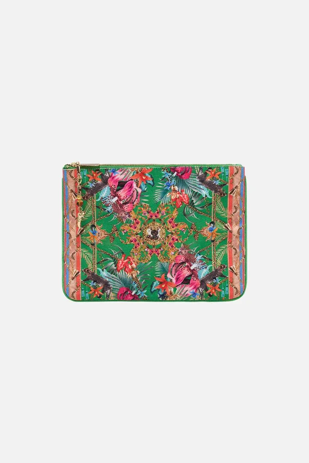 Camilla Clutches Small Canvas Clutch Curious And Curiouser 8211 Accessories Camilla Clutches Small Canvas Clutch Curious And Curiouser 8211 Accessories