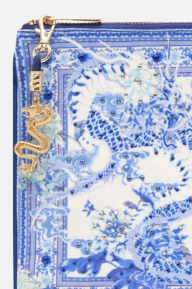 Camilla Clutches Small Canvas Clutch Heart Of A Dragon 8211 Accessories Camilla Clutches Small Canvas Clutch Heart Of A Dragon 8211 Accessories