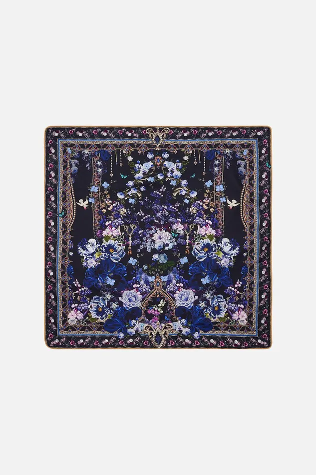 Camilla Cushions Large Square Cushion Obsidian Bloom 8211 Accessories