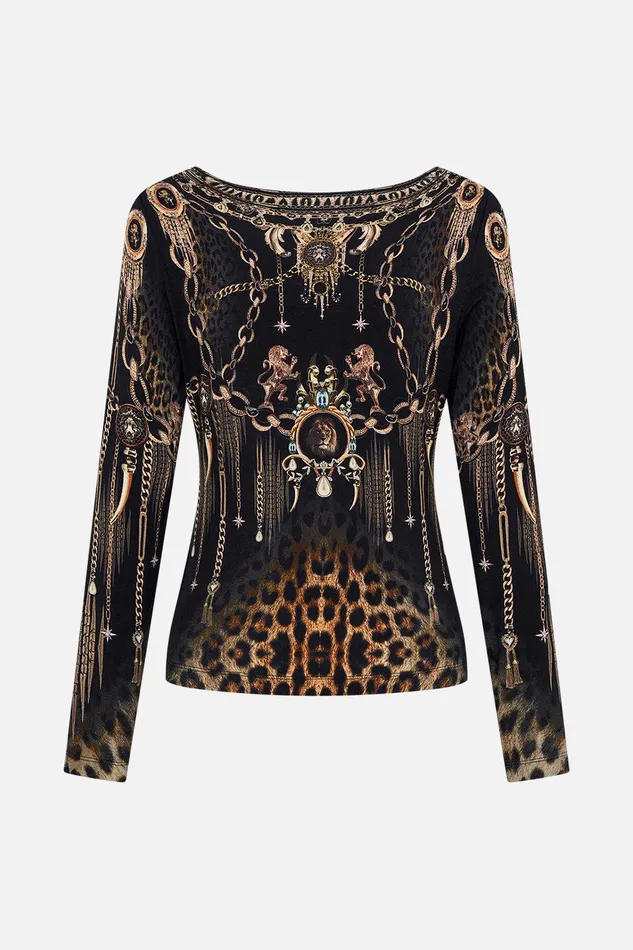 Camilla Gift Ideas Ruched Long Sleeve Jersey Top Jungle Dreaming 8211 Accessories Camilla Gift Ideas Ruched Long Sleeve Jersey Top Jungle Dreaming 8211 Accessories