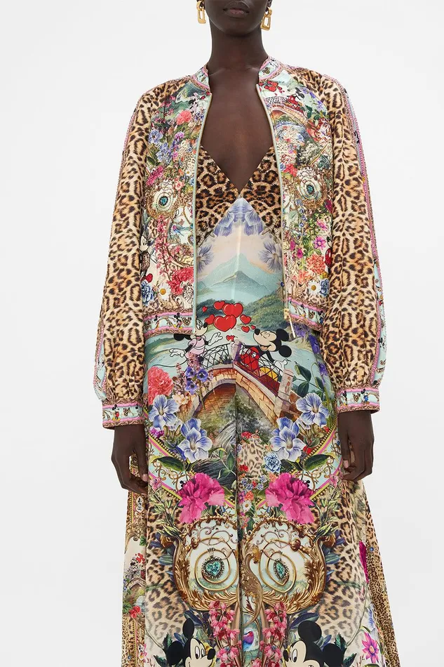 Camilla Jackets Blouson Sleeve Bomber Mickey Takes A Trip 8211 Womens