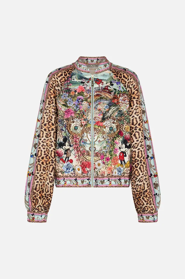 Camilla Jackets Blouson Sleeve Bomber Mickey Takes A Trip 8211 Womens
