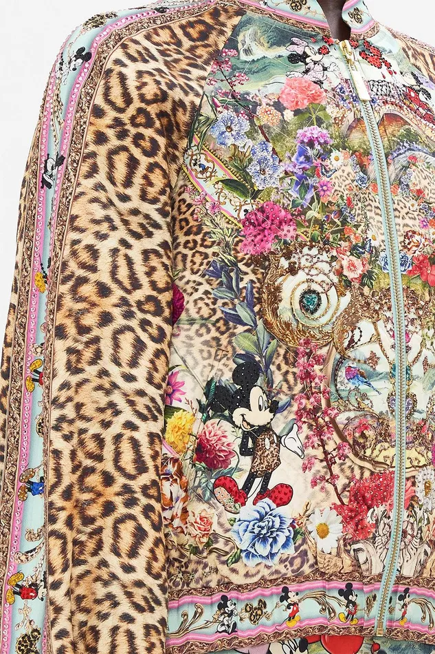 Camilla Jackets Blouson Sleeve Bomber Mickey Takes A Trip 8211 Womens