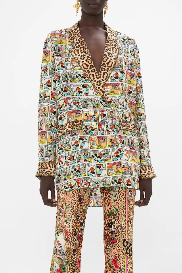 Camilla Jackets Double Breasted Soft Jacket A Trip Down The Comic Strip 8211 Womens
