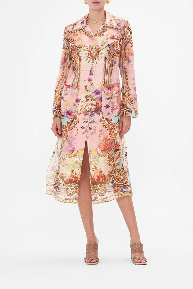 Camilla Jackets Long Button Front Coat Letters From The Pink Room 8211 Womens Camilla Jackets Long Button Front Coat Letters From The Pink Room 8211 Womens