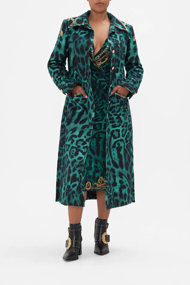 Camilla Jackets Long Button Front Coat Sing My Song 8211 Womens