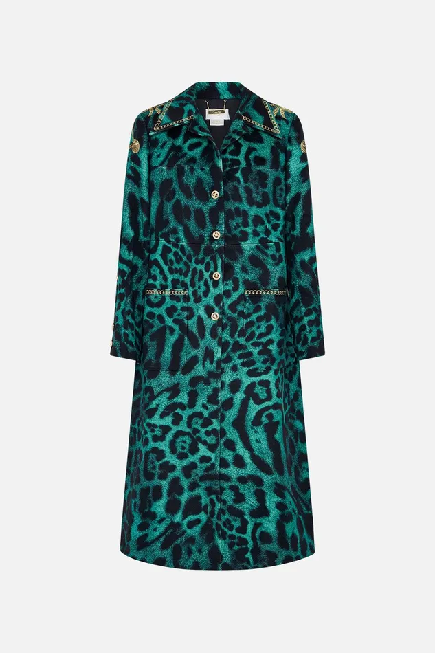 Camilla Jackets Long Button Front Coat Sing My Song 8211 Womens Camilla Jackets Long Button Front Coat Sing My Song 8211 Womens