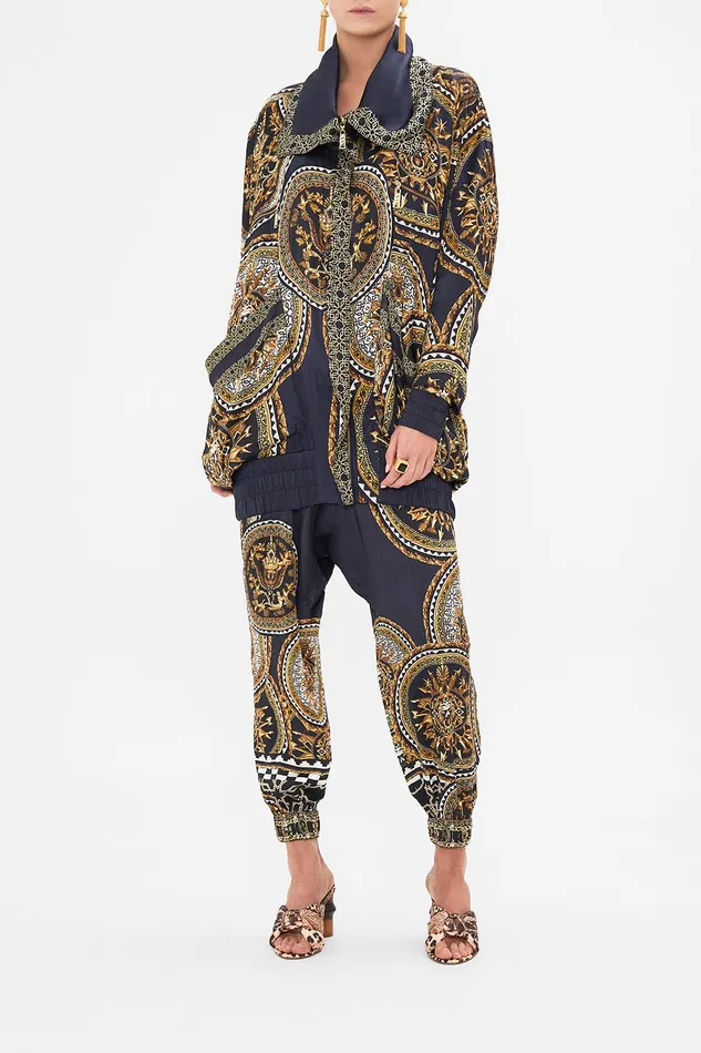 Camilla Jackets Parka Jacket With Rib Duomo Kaleido 8211 Womens