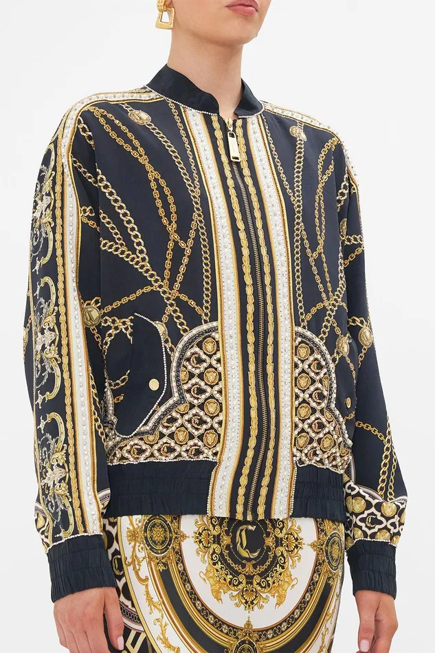 Camilla Jackets Relaxed Bomber Jacket Tether Me Not 8211 Womens Camilla Jackets Relaxed Bomber Jacket Tether Me Not 8211 Womens