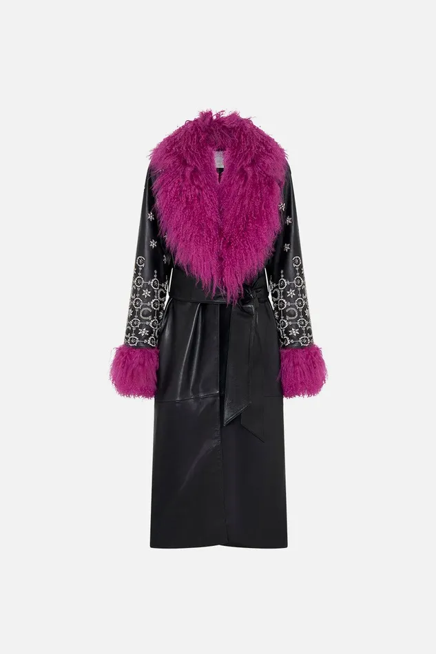 Camilla Jackets Trench With French Cuff Feline Fantasy 8211 Womens Camilla Jackets Trench With French Cuff Feline Fantasy 8211 Womens