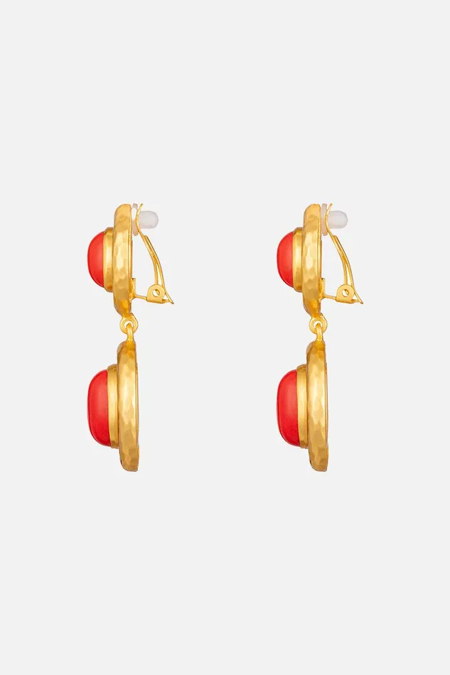 Camilla Jewellery Carla Red Coral Earrings Multi 8211 Accessories Camilla Jewellery Carla Red Coral Earrings Multi 8211 Accessories