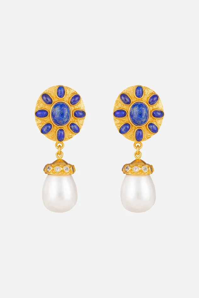 Camilla Jewellery Heather Lapis Stone Earrings Multi 8211 Accessories